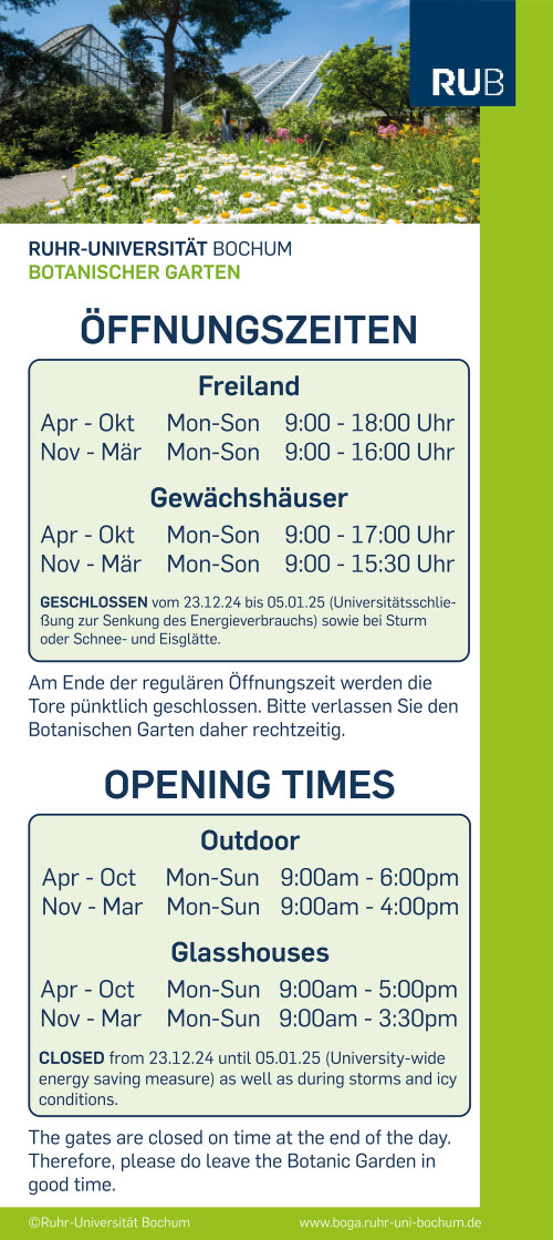 Opening times